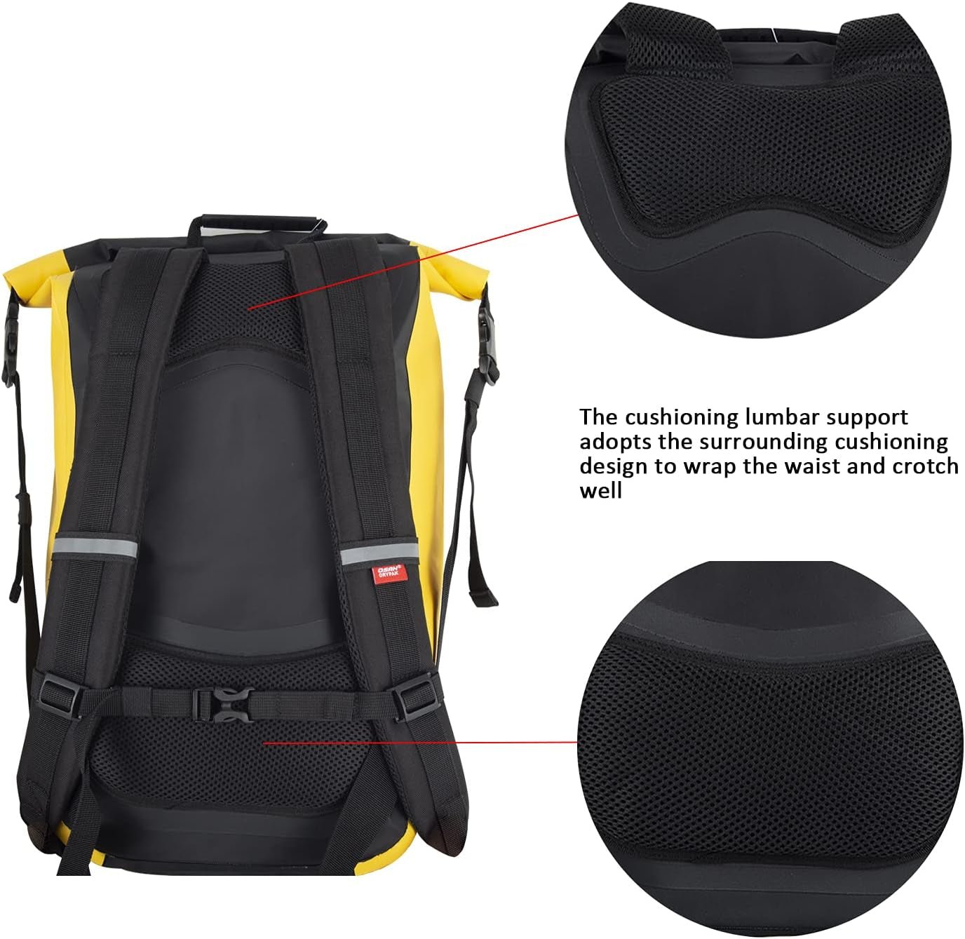 Waterproof Hiking Backpack 30L Foldable Tracking Bags Traveling Camping Backpack