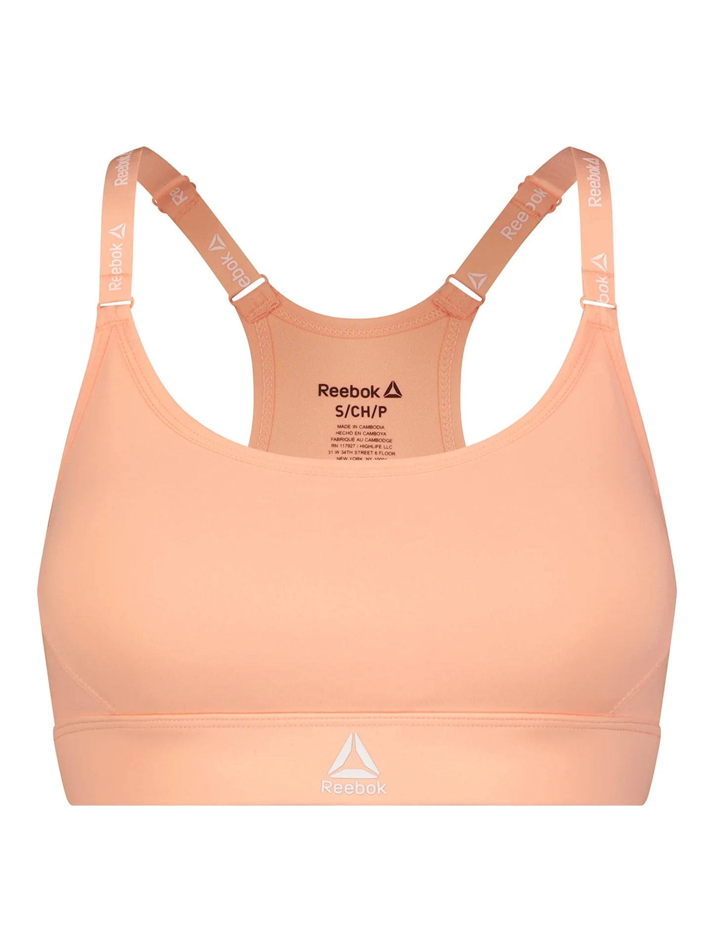 Women'S and Women'S plus Low Impact Favorite Bra with Removable Cups, Sizes XS-4X