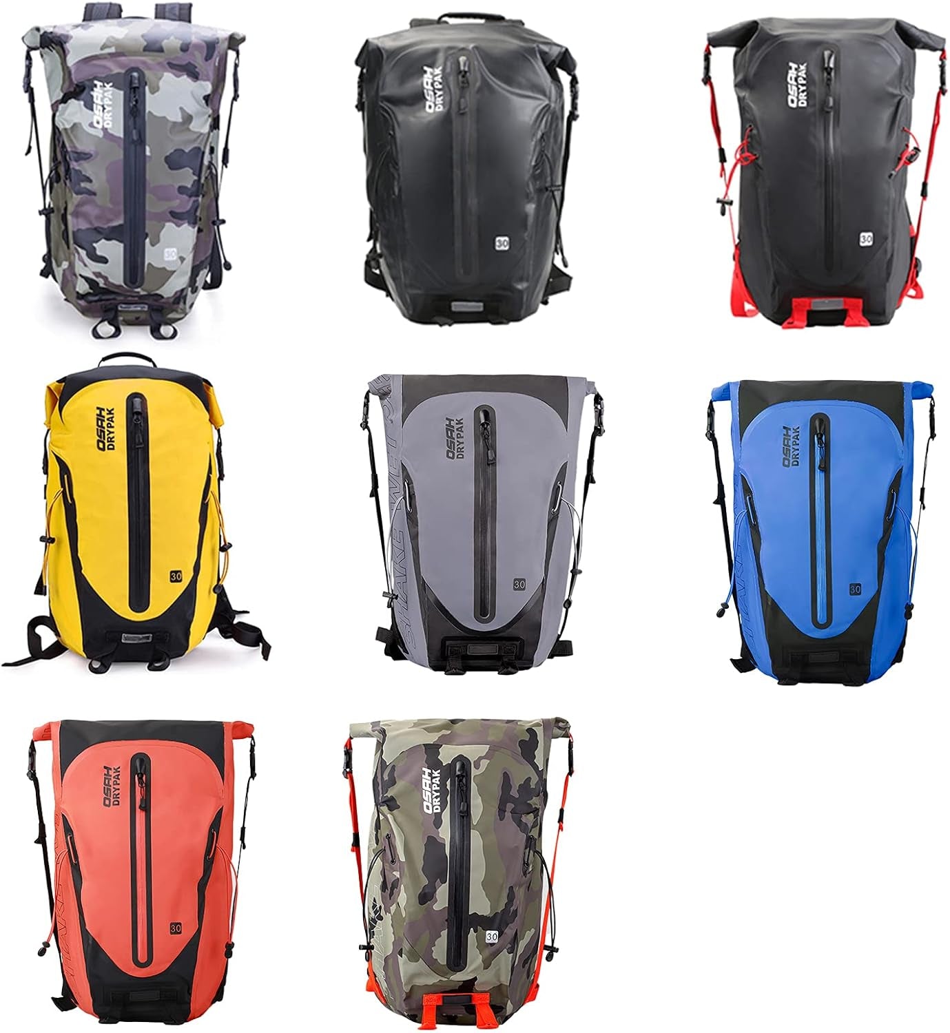 Waterproof Hiking Backpack 30L Foldable Tracking Bags Traveling Camping Backpack