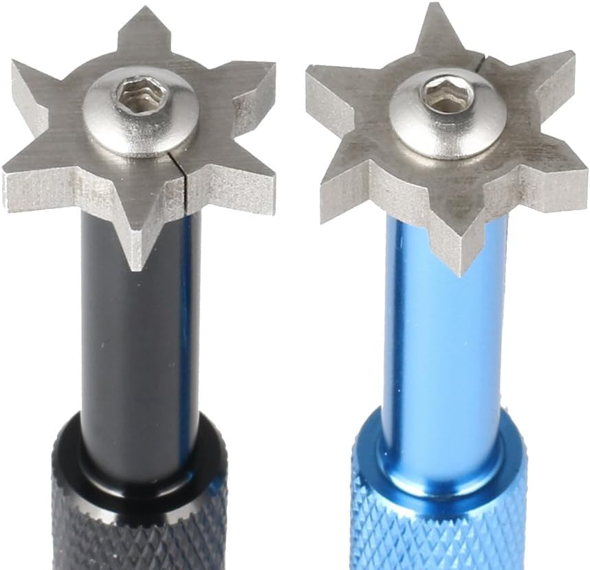 Golf Groove Sharpener with Blade Cutter Fit Iron Sets and Wedge Clubs - - Re-Grooving Cleaning Tool Accessories