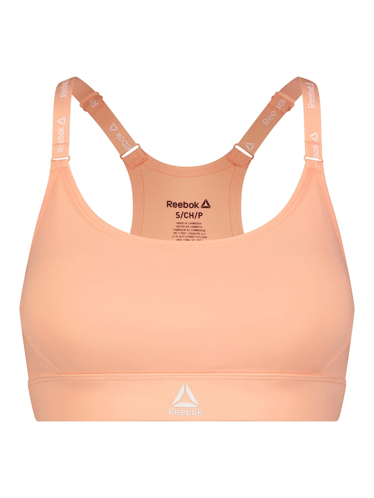 Women'S and Women'S plus Low Impact Favorite Bra with Removable Cups, Sizes XS-4X