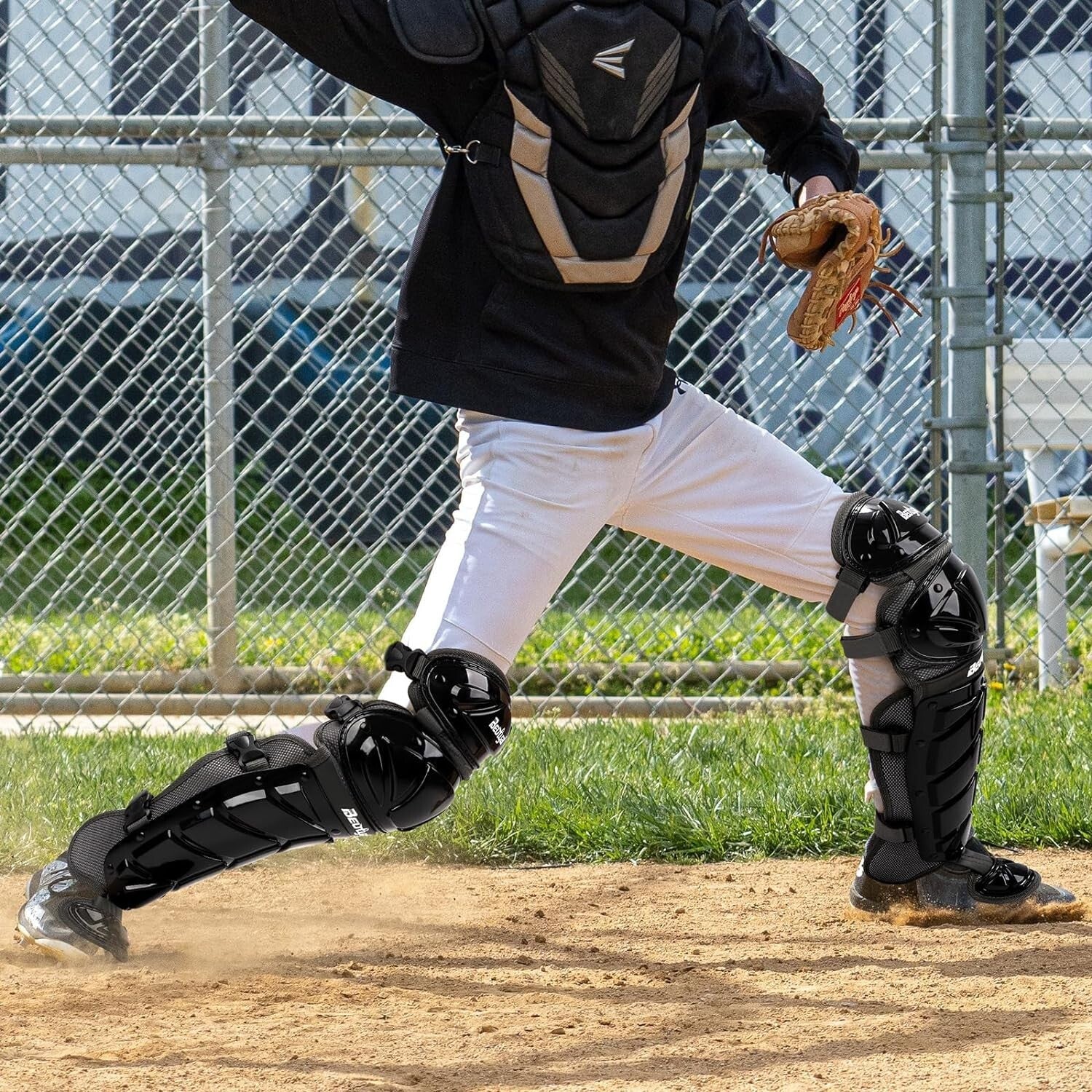 Baseball Softball Catcher Leg Guards Shin Guards for Youth Adult